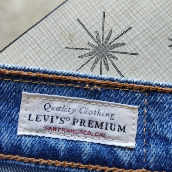 Levis Wedgie Premium Tapered Leg Jeans S40197 Size 24 - Picture 7 of 15